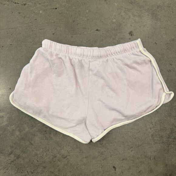 Vintage Y2k Looney Tunes Tweety Pink Sweat Shorts Mini Micro Athletic XL - Picture 2 of 5